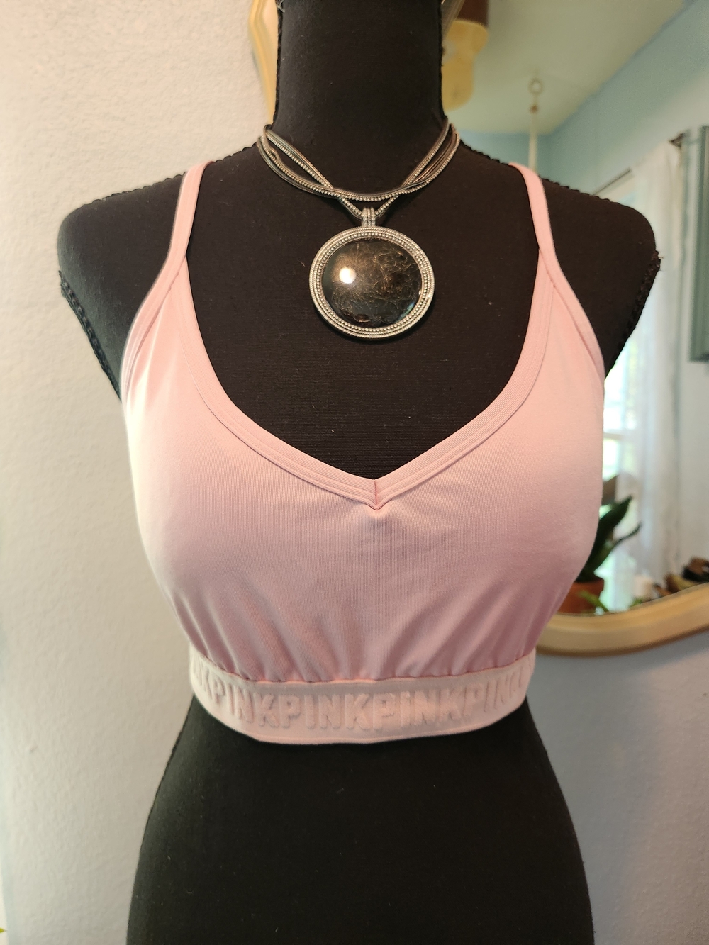 PINK Victoria's Secret Ultimate Light Pink Bra Top
